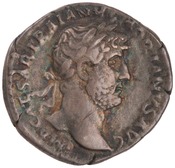 obverse of Hadrian RIC II 520