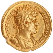obverse of Hadrian RIC II 506-508