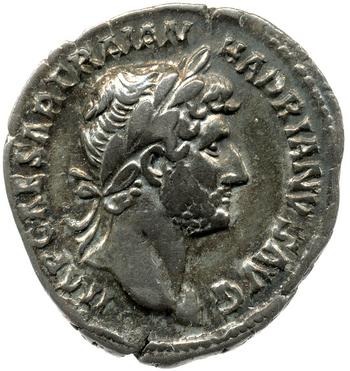 obverse of Hadrian RIC II 502