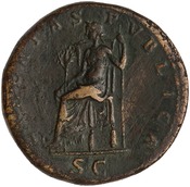 reverse of Hadrian RIC II 423