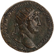 obverse of Hadrian RIC II 403-406