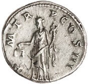 reverse of Hadrian RIC II 385-391