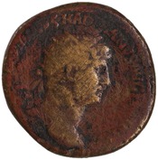 obverse of Hadrian RIC II 278-281