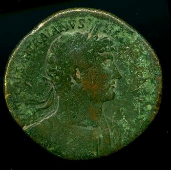 obverse of Hadrian RIC II 251