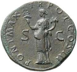 reverse of Hadrian RIC II 247