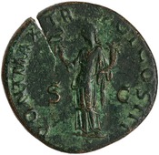reverse of Hadrian RIC II 244