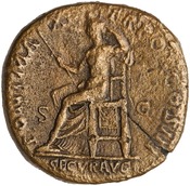 reverse of Hadrian RIC II 239