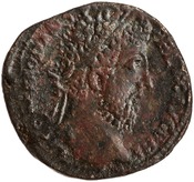 obverse of Commodus RIC III 619A