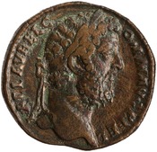 obverse of Commodus RIC III 611