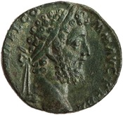 obverse of Commodus RIC III 612