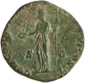 reverse of Commodus RIC III 585