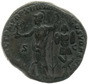 reverse of Commodus RIC III 544
