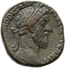 obverse of Commodus RIC III 465A