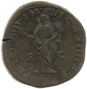 reverse of Commodus RIC III 402
