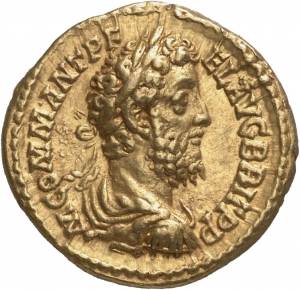 obverse of Commodus RIC III 213
