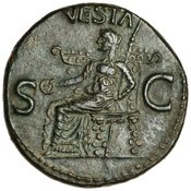 reverse of Caligula RIC I² 38