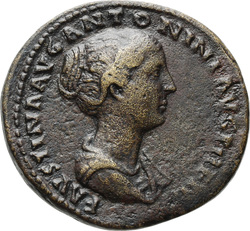 obverse of Antoninus Pius RIC III 1373