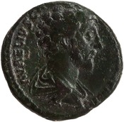 obverse of Antoninus Pius RIC III 1324A_DUPONDIUS