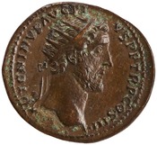 obverse of Antoninus Pius RIC III 1220