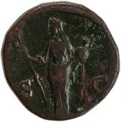reverse of Antoninus Pius RIC III 1196_DUPONDIUS