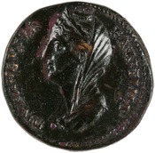obverse of Antoninus Pius RIC III 1146AD