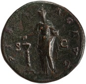 reverse of Antoninus Pius RIC III 1146AD