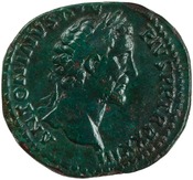 obverse of Antoninus Pius RIC III 1034