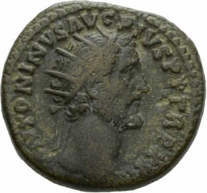 obverse of Antoninus Pius RIC III 1017