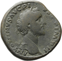 obverse of Antoninus Pius RIC III 1006