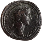 obverse of Antoninus Pius RIC III 890A