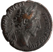 obverse of Antoninus Pius RIC III 823