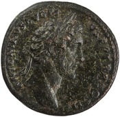 obverse of Antoninus Pius RIC III 628A