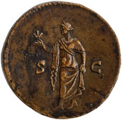 reverse of Antoninus Pius RIC III 626