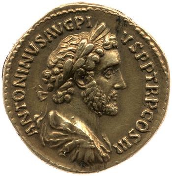 obverse of Antoninus Pius RIC III 418B