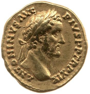 obverse of Antoninus Pius RIC III 247