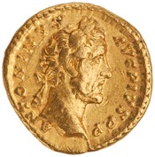 obverse of Antoninus Pius RIC III 156AA