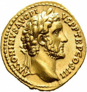 obverse of Antoninus Pius RIC III 72A