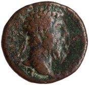 obverse of Marcus Aurelius RIC III 1489