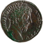 obverse of Marcus Aurelius RIC III 1001
