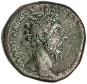 obverse of Marcus Aurelius RIC III 917
