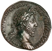 obverse of Marcus Aurelius RIC III 908