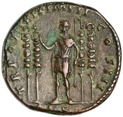 reverse of Marcus Aurelius RIC III 908