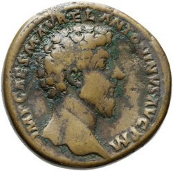 obverse of Marcus Aurelius RIC III 834