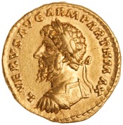 obverse of Marcus Aurelius RIC III 565