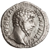 obverse of Marcus Aurelius RIC III 528