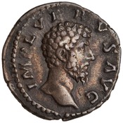 obverse of Marcus Aurelius RIC III 491