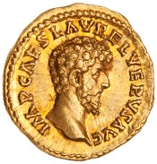 obverse of Marcus Aurelius RIC III 450