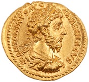 obverse of Marcus Aurelius RIC III 154