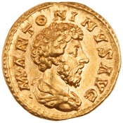 obverse of Marcus Aurelius RIC III 53