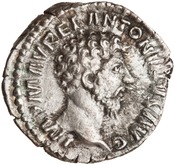 obverse of Marcus Aurelius RIC III 35